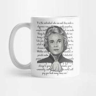 Sandra Day O'Connor Portrait and Quote Mug